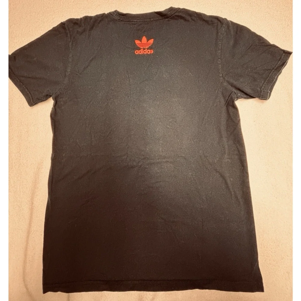 Mens Adidas Black w Pink Originals True to the Game T Shirt S Unworn?